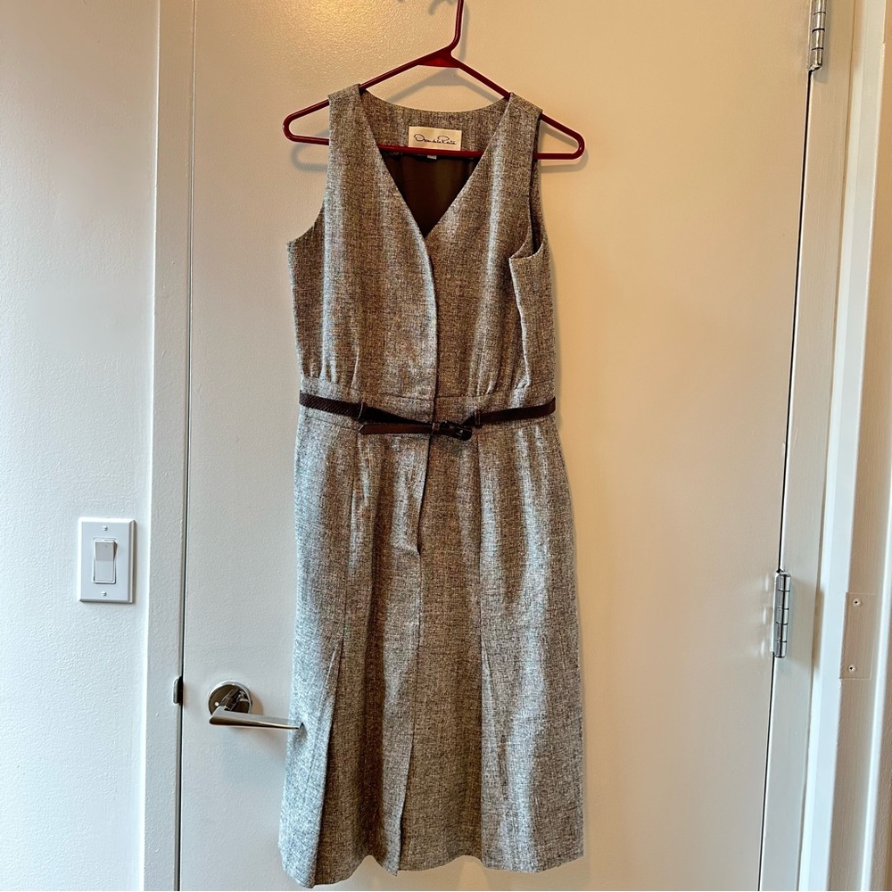Vintage Oscar de la Renta sleeveless dress